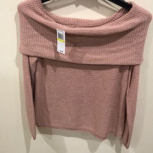 Pull Over the Shoulder Sweater